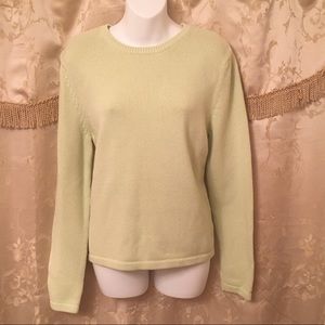Croft & Barrow Mint Green Sweater
